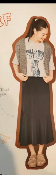CRAFT STANDARD BOUTIQUE ニットベスト未使用　美品　グレーのサムネイル