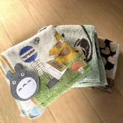 ハンカチセット　トトロ、スヌーピー、CLATHAS 25cm×25cm