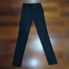 スキニーパンツ ウエストゴム　黒　Lサイズ