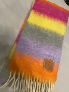 LOEWE / モヘアストライプスカーフ