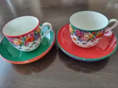 KENZO 花柄カップ・ソーサーセット