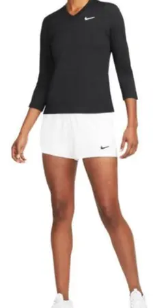 NIKE　 ビクトリー 白　ショートパンツ　スパッツ　テニスウェア　レディース