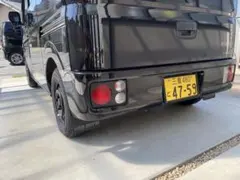 エブリイ テールレンズカバー ステッカー　ブラック