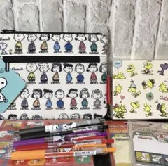 スヌーピー ポーチ&文房具　10点セット