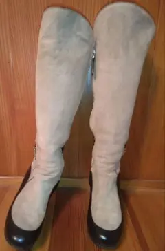 BALLY スエードロングブーツ