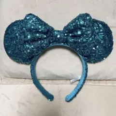 ディズニー　ミニー　スパンコールカチューシャ