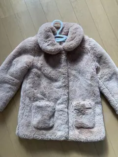 H&M ベージュファーコート 110cm