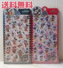 【未使用】ミッキー　ドロップシール　ディズニー　うるちゅる　立体シール　2枚