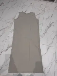 ANAP ベージュ ノースリーブ ロングワンピース