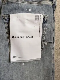 purple brand デニム パープルブランド デニム タグ - メルカリ
