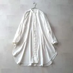 極美品 ドゥーズィエムクラス リネンシャツドレス ワンピース 麻