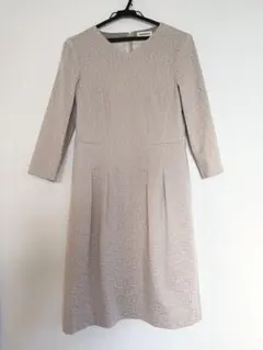 ポールスチュアート　ワンピース　幾何学模様　サイズ6 膝丈