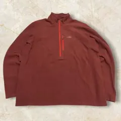 T*o様 エルエルビーン 刺繍ロゴ ハーフジップフリース プルオーバー メンズ