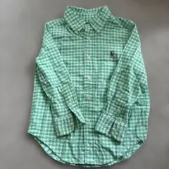 Polo Ralph Lauren チェック柄長袖シャツ 110cm