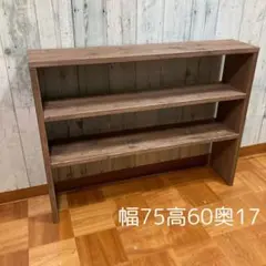 シェルフ 飾り棚 幅110cm パイン集成材 - メルカリ