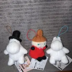 ムーミン ふわふわマスコット 3種セット