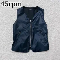 45rpm ナイロンベスト　紺