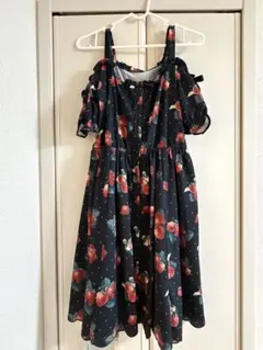 Ank Rouge いちご柄 半袖 ワンピース