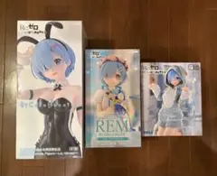 Re:ゼロから始める異世界生活 レム フィギュア 3点セット まとめ売り