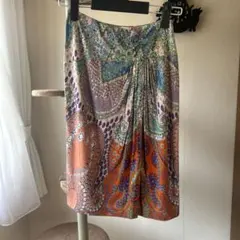 ETRO 総柄ひざ丈スカートのサムネイル