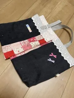 レッスンバック　ハンドメイド　2点
