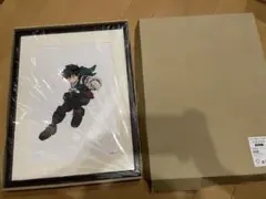 僕のヒーローアカデミア　ANIMATION展　額縁入りミストグラフ　緑谷出久