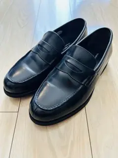 green label relaxing レザー ローファーのサムネイル