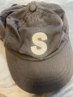 黒　ブラック ベースボール　キャップ Sロゴ