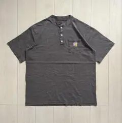 Carhartt ワンポイントロゴ Tシャツ 胸ポケット ヘリンーネック