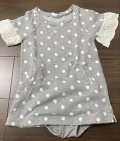 baby GAP 2years 水玉模様ワンピースとショーツセット