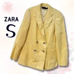 ZARA woman レディース コーデュロイ ダブルブレスト ブレザー S