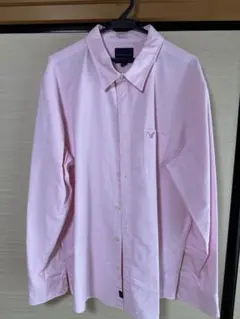 ⭐️最終値下げ AMERICAN EAGLE ピンク スリムフィットシャツ XXLのサムネイル