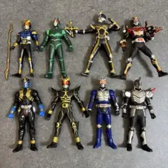 仮面ライダー フィギュア 人形 ソフビ 8個セット まとめ売り