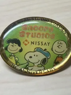 スヌーピー snoopy 1958年デザイン ヴィンテージ 缶バッジ - メルカリ