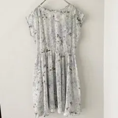 レストローズ　ノースリーブワンピース　膝丈ワンピース　チェニック可愛い日本製　2