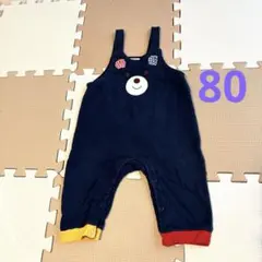 MIKIHOUSE ミキハウス ホットビスケッツ オーバーオール 80