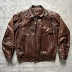 Vintage 80s DURBAN レザージャケット　Free 牛革のサムネイル