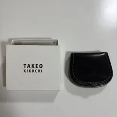 TAKEO KIKUCHI レザーコインケース　馬蹄形