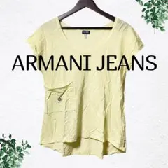 ARMANI JEANS アルマーニジーンズ 半袖Tシャツ 黄色 イエローのサムネイル