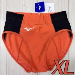 ミズノ 女子陸上レーシングショーツ 3XLサイズ オレンジ×ブラック 新品