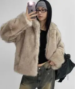 BLACKUP ファー ジャケット 2025年最新】BLACKUP 毛皮・ファーコートの人気アイテム - メルカリ