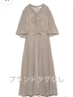 セルフォード♡ リボン付プリントプリーツワンピース - メルカリ