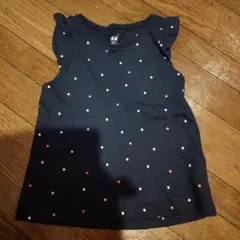 Ｈ&M ネイビードット柄　ノースリーブ
