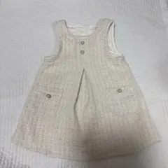 アプレレクール　ツイード　ワンピース　80cm