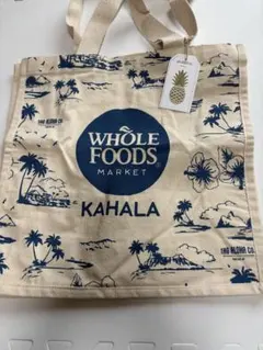 新品　タグ付き　ホールフーズKAHALA カハラ　エコバッグ