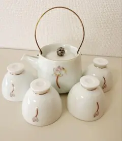 ［急須と茶碗4個セット ］送料無料！