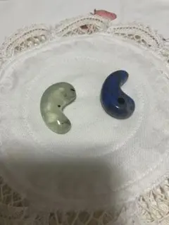 天然石　勾玉　パワーストーン2種