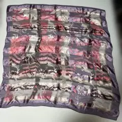 BALENCIAGA シルクスカーフ 紫系