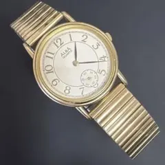 ALBAクォーツゴールド 文字盤腕時計 稼働品のサムネイル