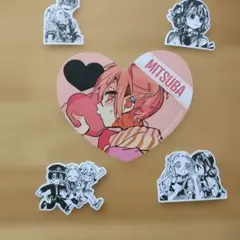 地縛少年花子くん　アニメイト特典　カード　バレンタイン　ステッカー　シール